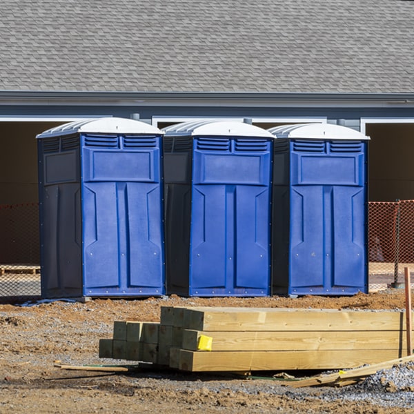 are there any restrictions on where i can place the portable toilets during my rental period in Battle Creek